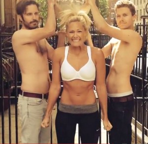 Helene Fischer beim Ice Bucket Challenge